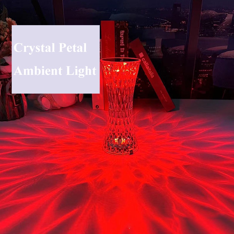 Đèn ngủ NAFENAI LED pha lê thiết kế eo nhỏ để bàn phòng ngủ
