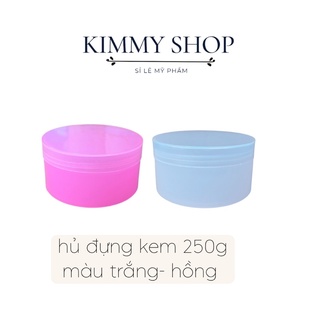 Hủ đựng kem 250g trong mờ