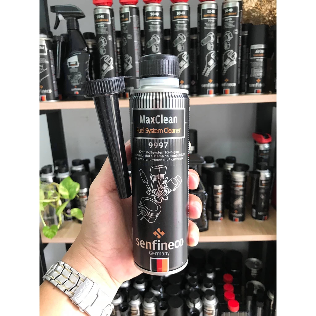 Phụ Gia Vệ Sinh Kim Phun Buồng Đốt Senfineco Đức Cao Cấp Dùng Cho Động Cơ Xăng