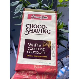 Choco Shaving Trắng Cacao Talk 1kg