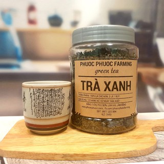 Trà Xanh lá non, 2 lá 1 búp- sấy khô hộp 200g