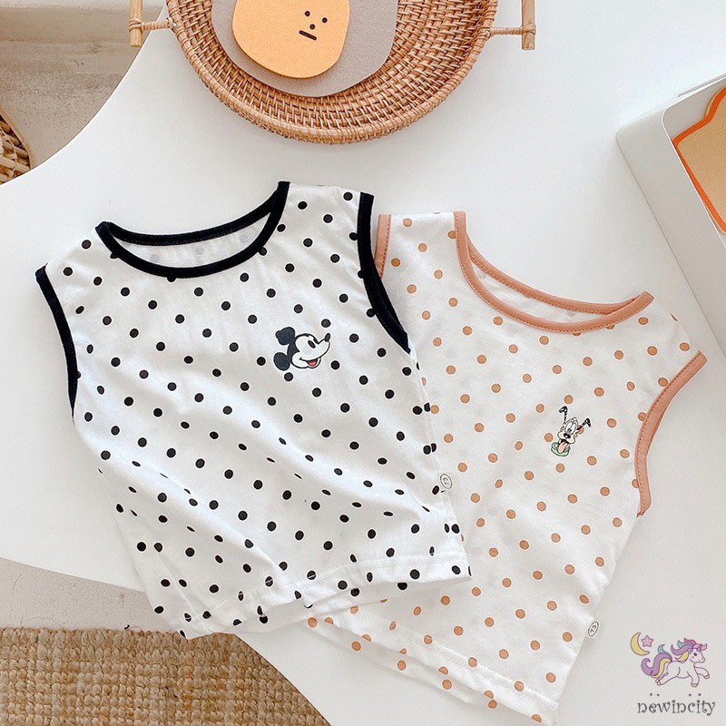 Set Áo Thun Ba Lỗ + Quần Short Thoải Mái Thời Trang Cho Bé