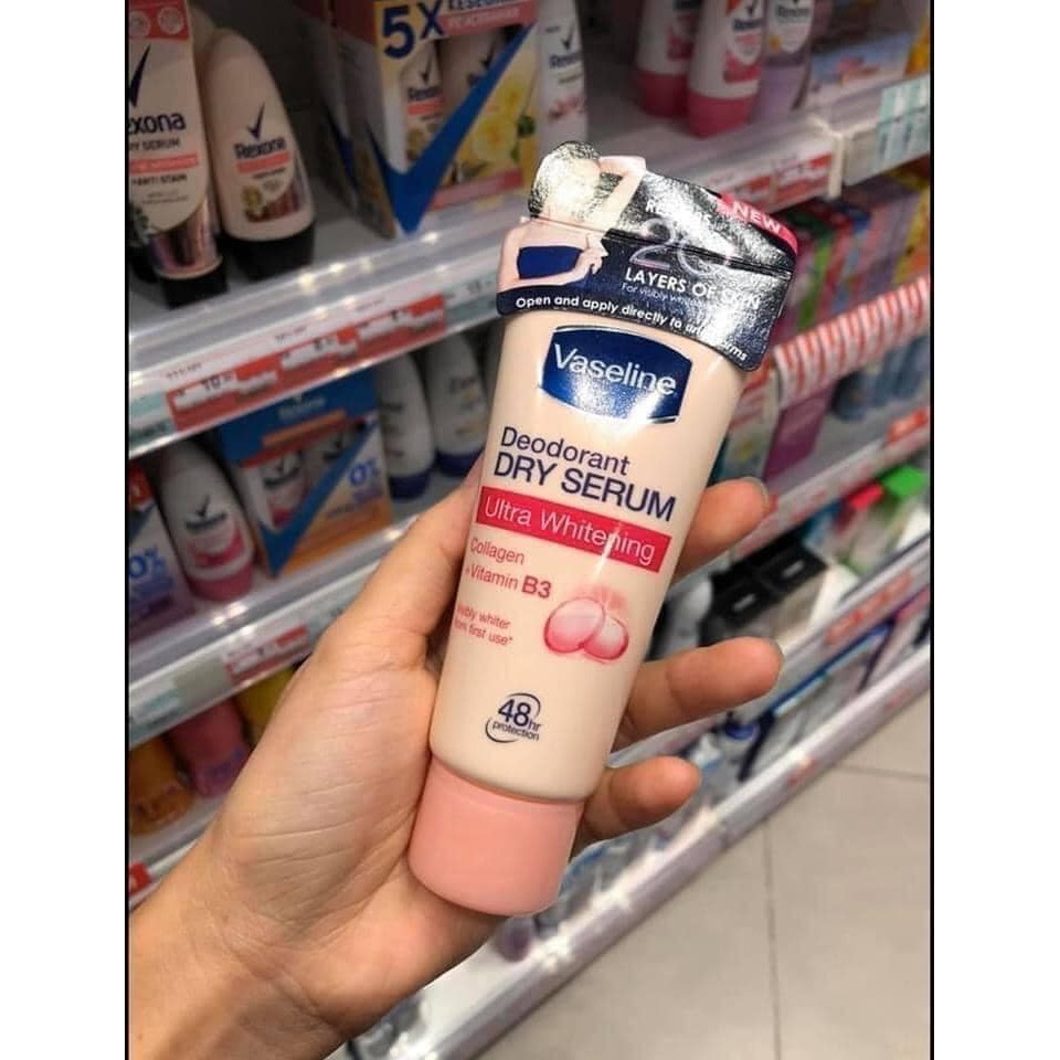 Kem khử mùi trắng nách Vaseline Dry Serum 50ml Thái Lan | BigBuy360 - bigbuy360.vn