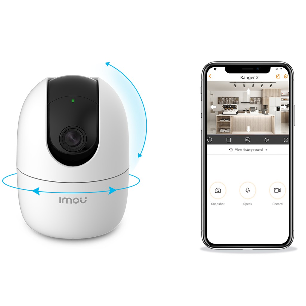 Camera Thông Minh IP Wifi (Dahua) Imou Ranger 2 IPC-A42P 4.0MP| A22EP 2.0MP - Trong Nhà - Xoay 360 Độ - Bảo Hành 2 Năm.