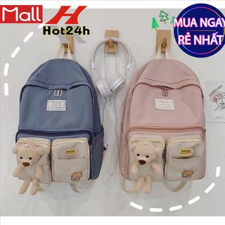 nhập quảng châu- Balo Thời trang nữ Gấu Kute giá rẻ cao cấp nhiều màu thích hợp đi học đi chơi BL878