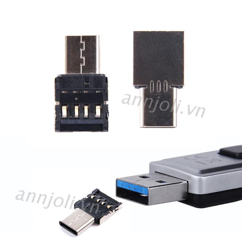 Đầu Chuyển Đổi Từ Cổng Type C Sang Usb Otg S8 Note8 Android Phone