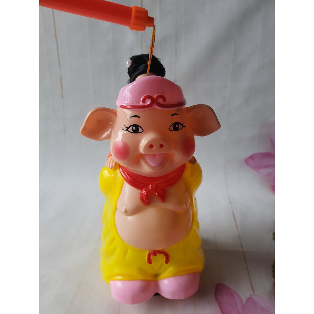 Đèn Lồng Trung Thu Bát Giới Cõng Hằng Nga Loại To Có Nhạc Đèn