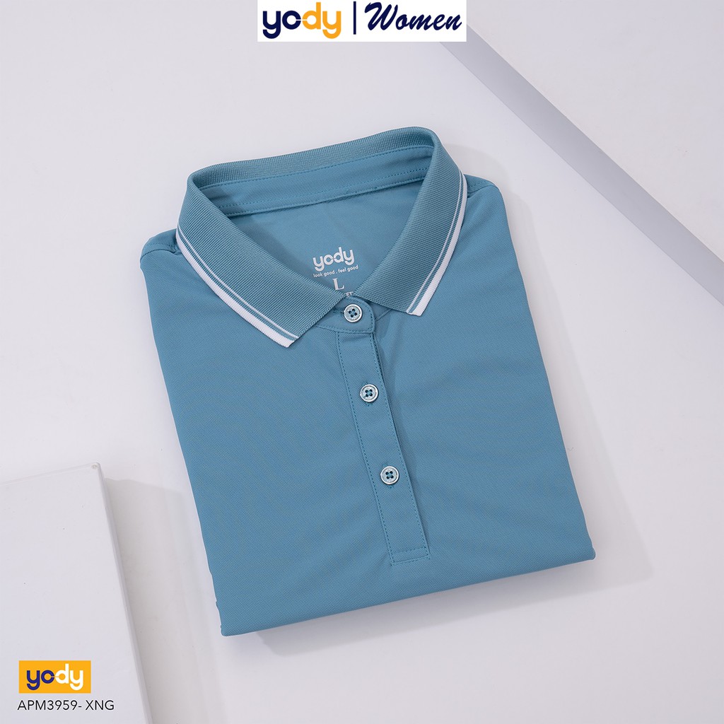 Áo phông polo nam airy cool bo kẻ YODY chính hãng - APM3959 | BigBuy360 - bigbuy360.vn