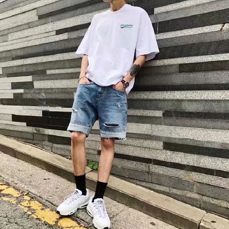 Áo Thun Tay Ngắn Dáng Rộng In Chữ Phong Cách Hip Hop Đường Phố Hàn Quốc Thời Trang Mùa Hè Cho Nam Và Nữ