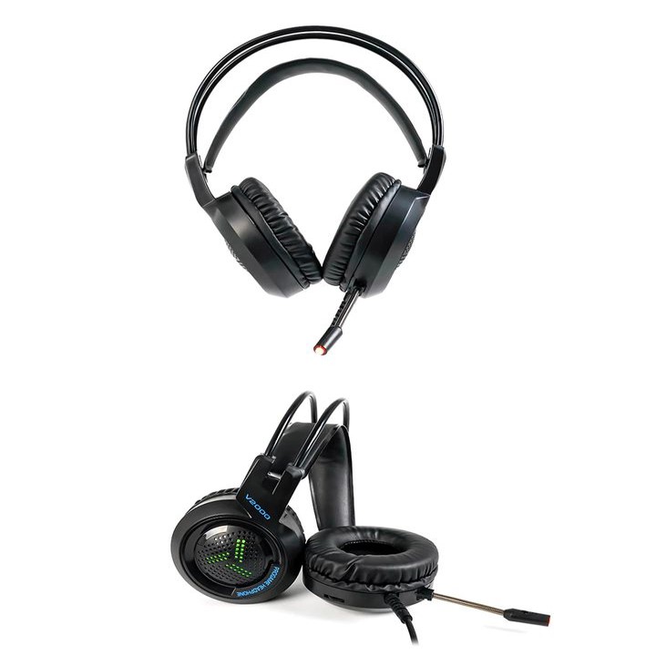 [Mã ELFLASH3 hoàn 10K xu đơn 20K] Tai nghe chuyên game thủ V2000  PC780 - đèn LED - Có Mic - Headphone gaming