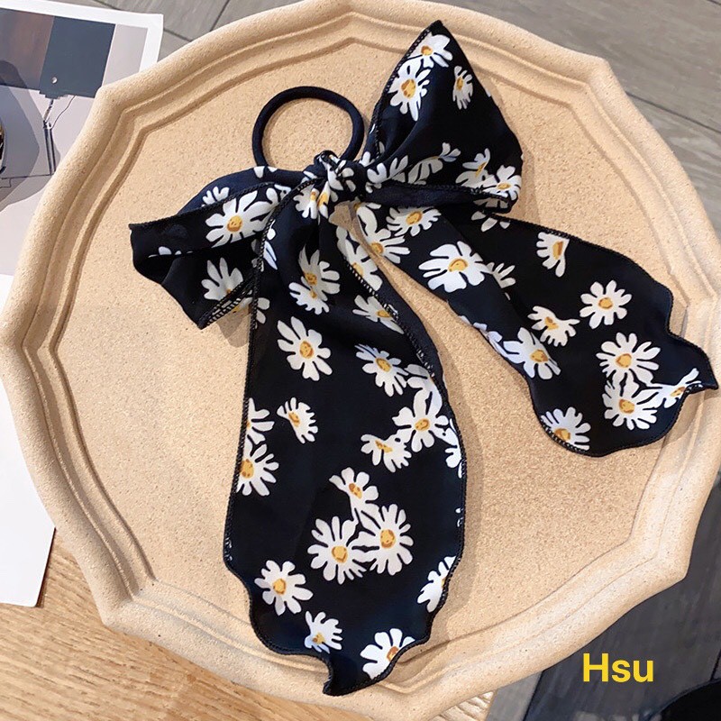 Dây Buộc Tóc Vải Thắt Nơ Bướm Hàn Quốc Ulzzang-HươngSu