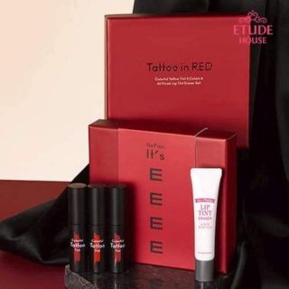 Set son colorful tattoo tint gồm 3 thỏi