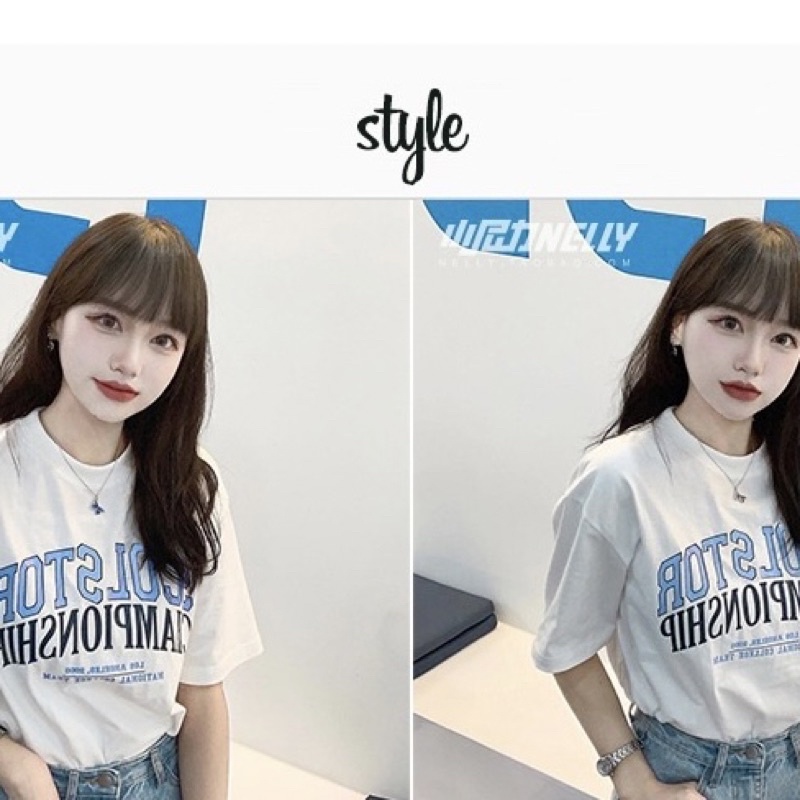 Áo thun NELLY, chính hãng, sẵn hàng, dáng Unisex hình in SUOLSTOR CHÒN CLOTHING