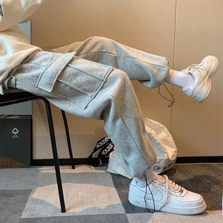 Quần nỉ túi hộp bo gấu,JACKLANE, Quần nỉ dài Unisex Jack Lane