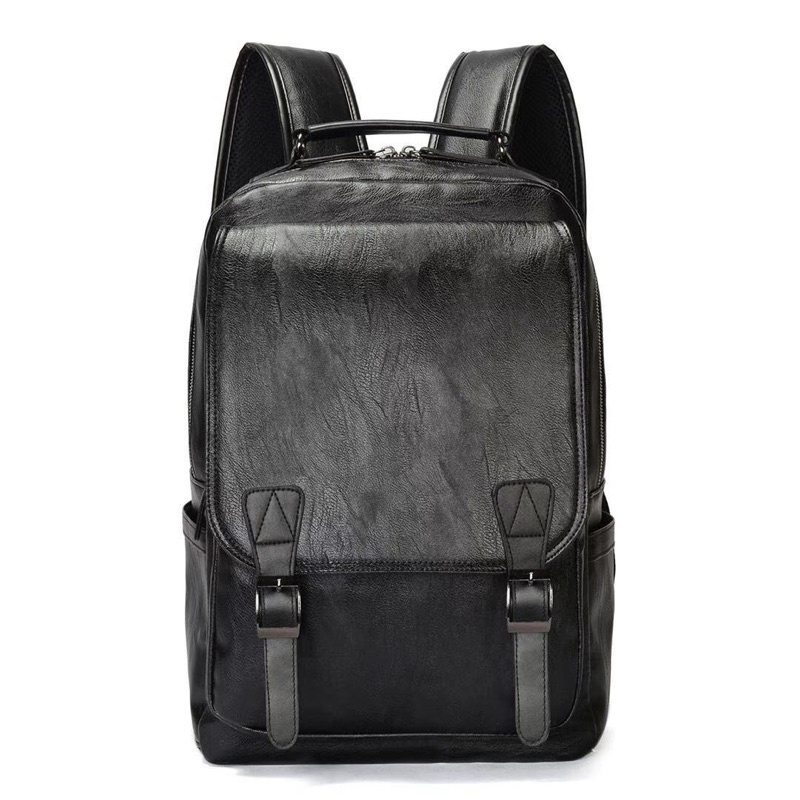 Balo Da Phong Cách Unisex Nhẹ Nhàng, Cá Tính, Chất Liệu Da Cao Cấp Holmes Size Lap 15,6 Inch
