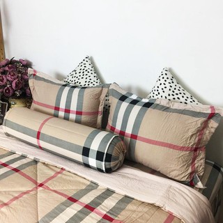 Gối Ôm Mẫu Kẻ BurBerry Chất Poly Cotton (Ghi chú mẫu khi đặt hàng)