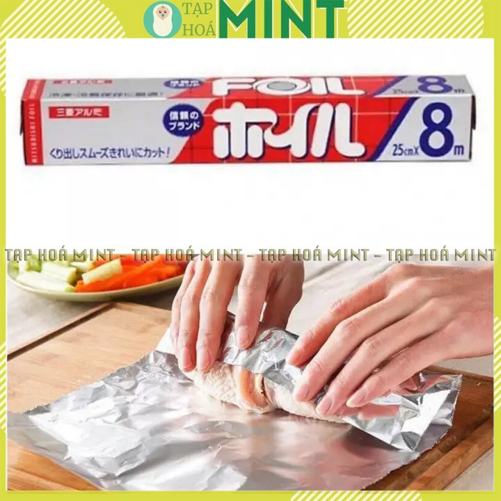Giấy nhôm bọc thực phẩm Foil Nhật 25cm x 8m - Tạp hoá mint
