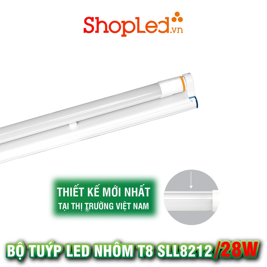 BỘ BÓNG ĐÈN LED TUÝP SUNMAX T8 SLL8212 (BÓNG ĐÈN + MÁNG ĐÈN TUÝP LED) CHIP LED HÀN QUỐC