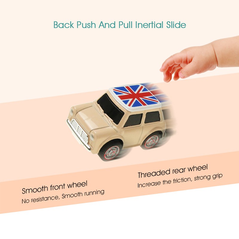 Bộ 8 xe đồ chơi bằng hợp kim cho bé