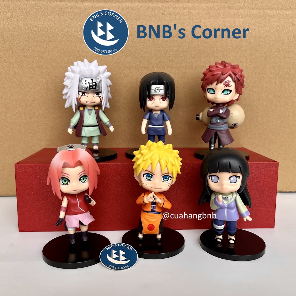Mô hình nhân vật Naruto cao 8-10cm