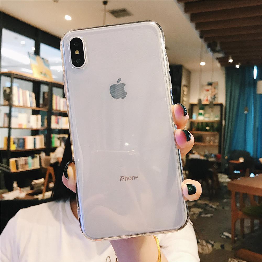 Ốp Điện Thoại Tpu Mềm Siêu Mỏng Trong Suốt 9 Màu Tùy Chọn Cho Iphonexr Xs X Xsmax 11 11pro Max 7 8 Plus 6 6s Plus