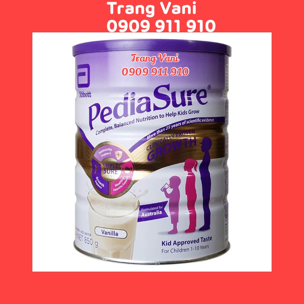 Sữa Bột Pediasure Úc 850g date 2022