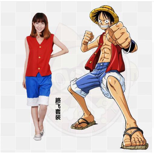 Bộ trang phục hóa trang nhân vật Luffy trong One Piece