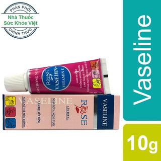 Kem nẻ Vaseline Rose - Hỗ trợ phòng ngừa nứt, nẻ môi, khô môi, làm dịu vết bỏng (Tub 10g)