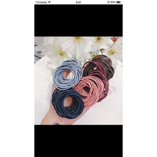 Set chun buộc tóc gói 100c mix nhiều màu siêu hot giá rẻ