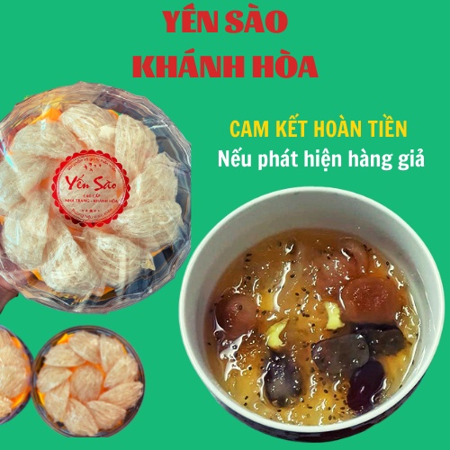 Yến Sào Khánh Hòa - Yến Tinh Chế Sợi 50gram - Tặng Sét Đồ Chưng Kèm