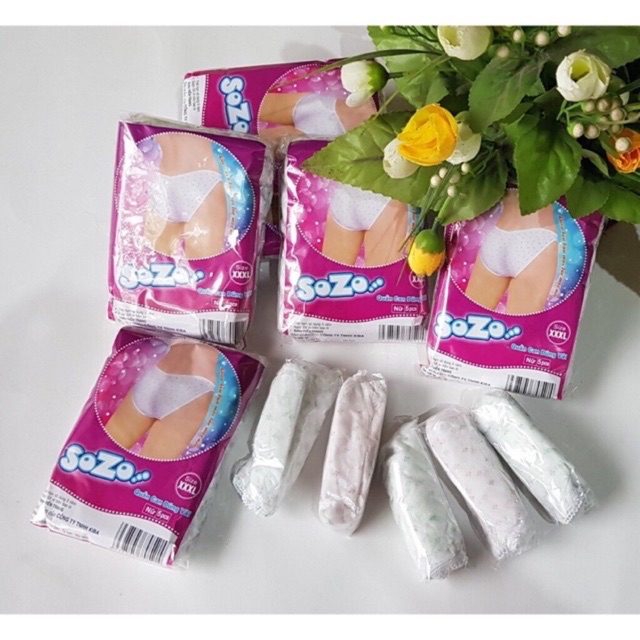 Combo 5 quần chip giấy Sozo