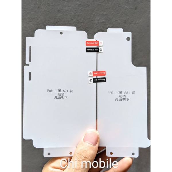 Combo miếng dán TPU màn hình+dán lưng cho Samsung S20, S20+,S20 Ultra, S21, S21+, S21 Ultra, Note 10+, Note 20 Ultra