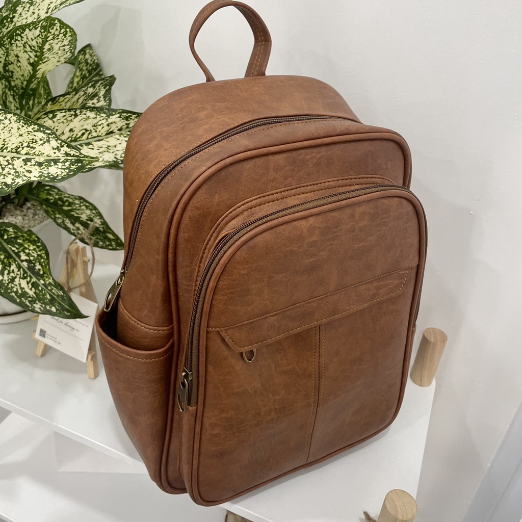 BA LÔ DA CAO CẤP - BALO NỮ ĐỂ A4 LAPTOP12IN BL17 | DORI