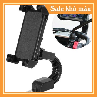[Kẹp Xe Máy] [Siêu Rẻ] Giá Kẹp Điện Thoại Trên Xe Máy