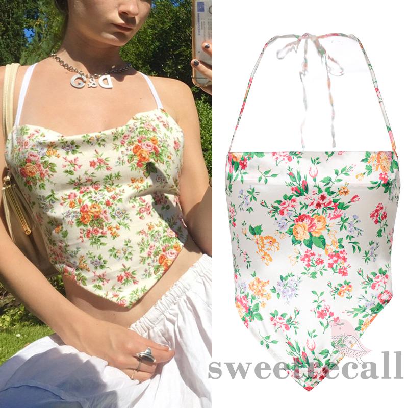 Áo Nữ Không Tay Họa Tiết Hoa Thời Trang Quyến Rũ | BigBuy360 - bigbuy360.vn