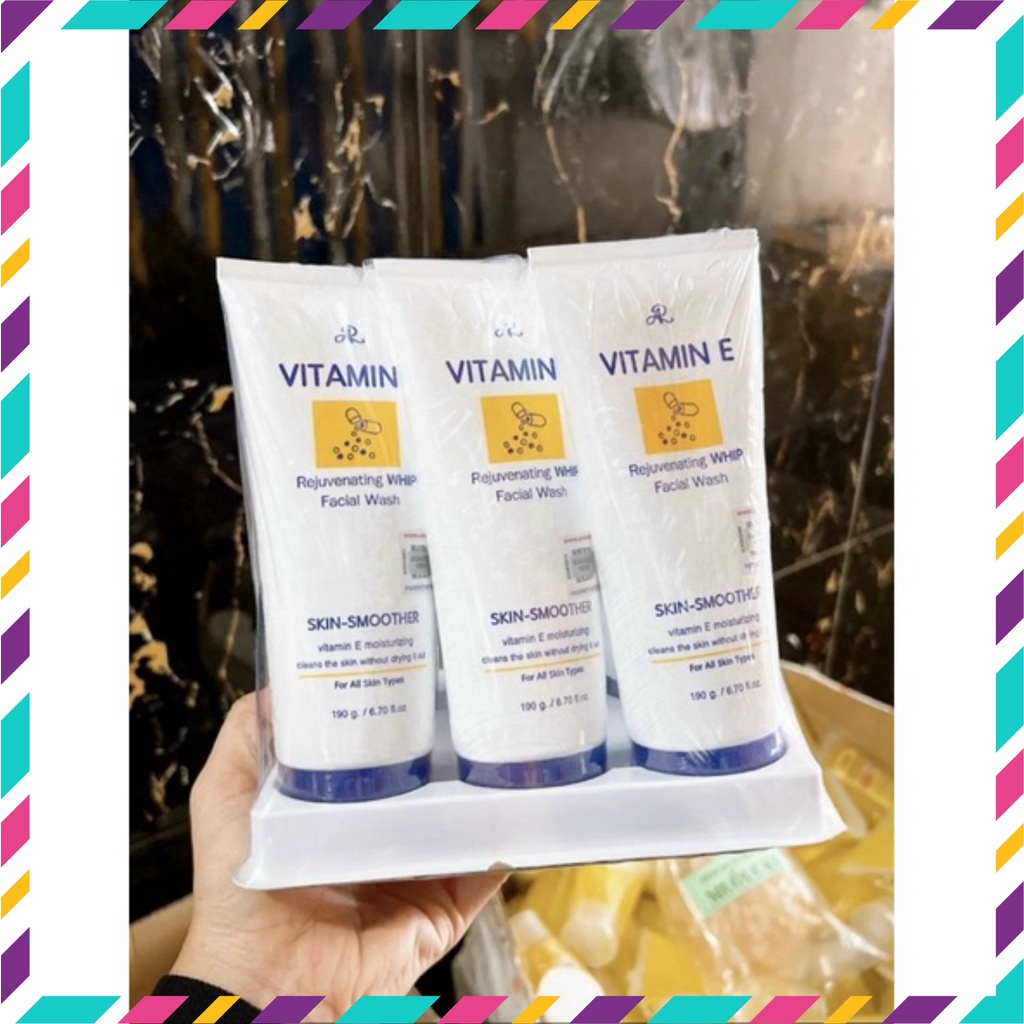 Sửa Rửa Mặt Vitamin E 190g Thái Lan