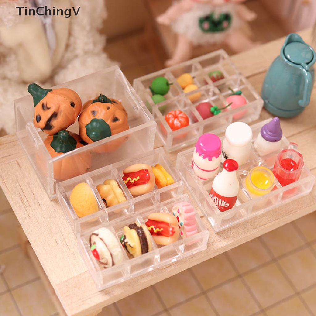Mô hình hộp đựng mỹ phẩm mini trang trí nhà búp bê tỉ lệ 4/6 1: 12