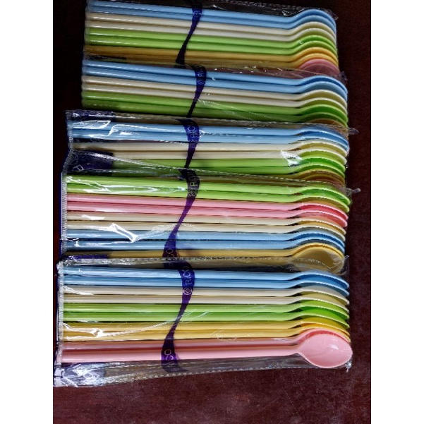 SET 20 CÁI - 50 CÁI - 100 CÁI MUỖNG KHOÁY SINH TỐ NHIỀU MÀU