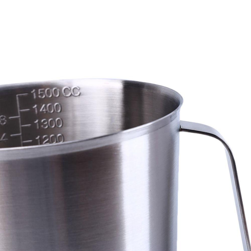 Cốc Đong Bằng Thép Không Gỉ Chống Rơi Dung Tích Lớn Tiện Dụng Cho Nhà Bếp