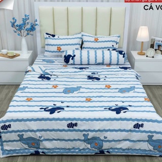 Chăn hè COTTON POLY trần bông 3 lớp, chăn mùa hè trân bông mỏng thoáng mát hàng loại 1.