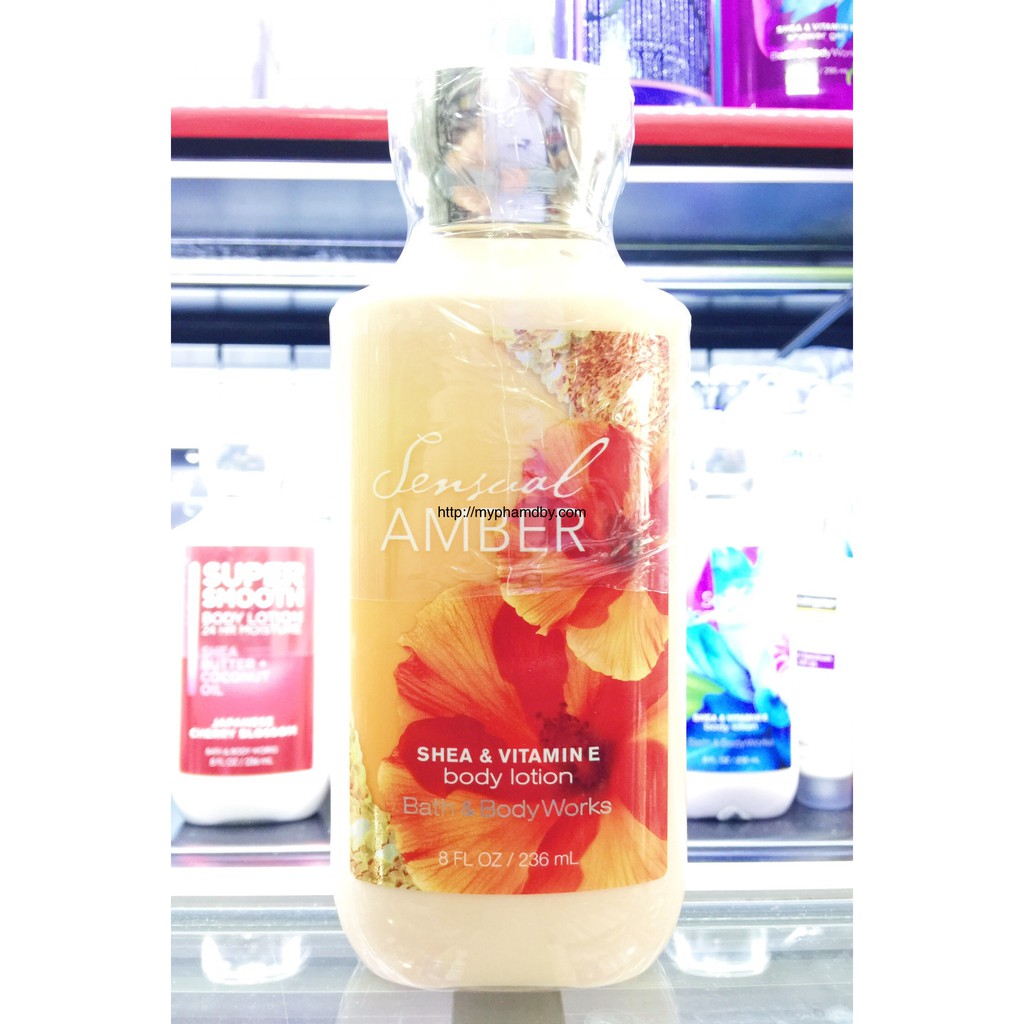 Sữa dưỡng thể Bath &amp; Body Works Sensual Amber Body Lotion 236 ml - 8 fl oz