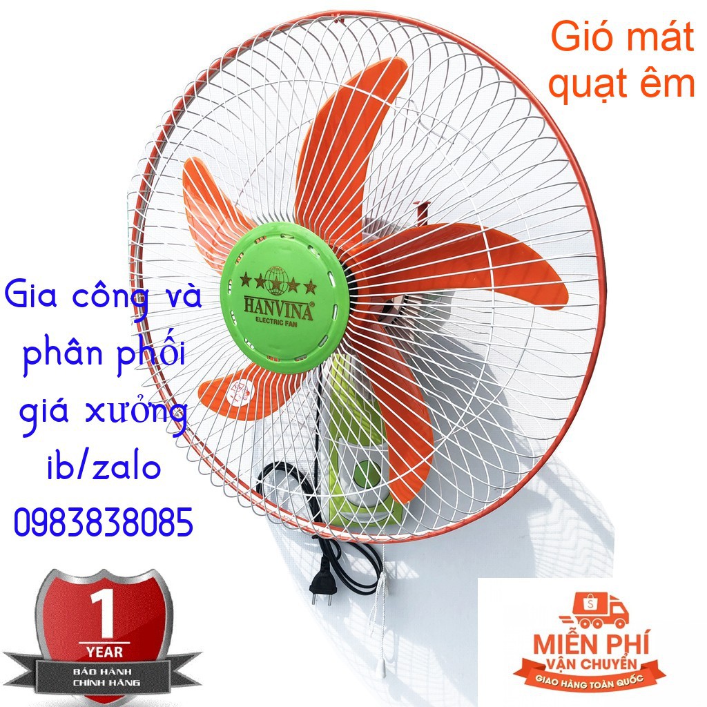 {NOW 1h} QUẠT TREO TƯỜNG 5 CÁNH LOẠI TỐT 1D