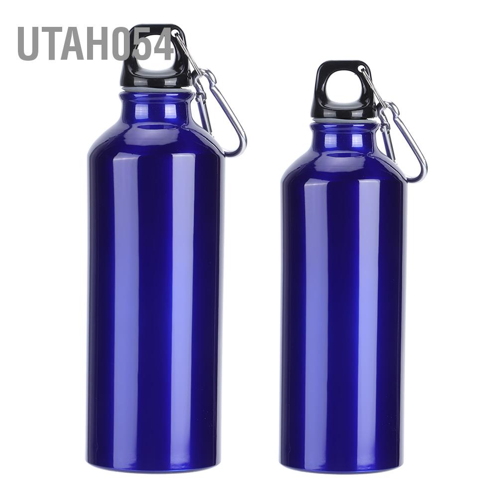 Hàng Sẵn Bình Nước Bằng Hợp Kim Nhôm Dung Tích 500-750ml Phong Cách Thể Thao cho tập thể dục Đi xe đạp Đi bộ leo núi Đi du lịch【Utah054】