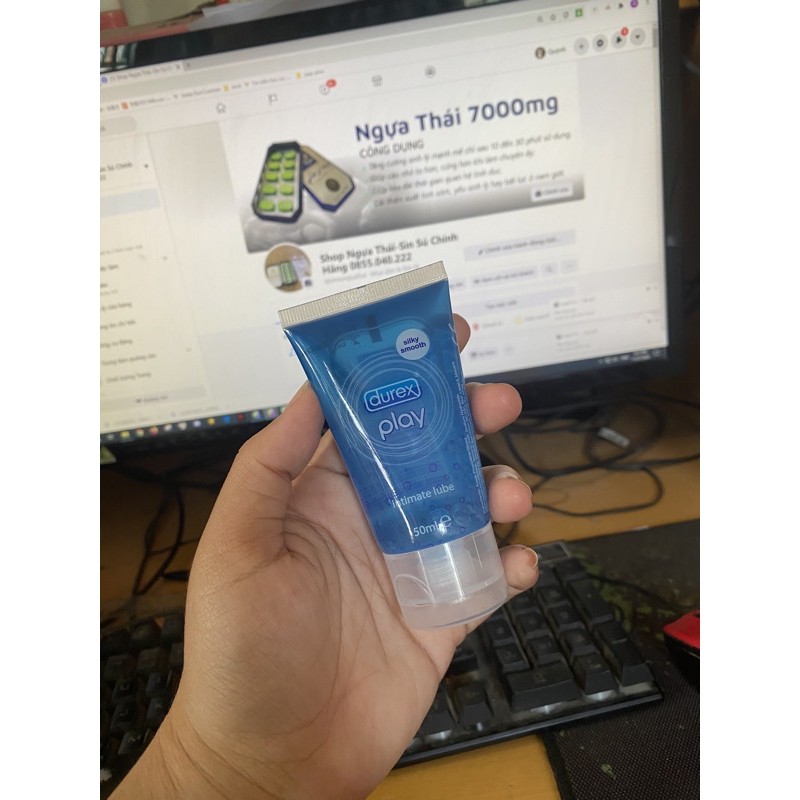 gel bôi trơn durex 50ml (che tên sp )
