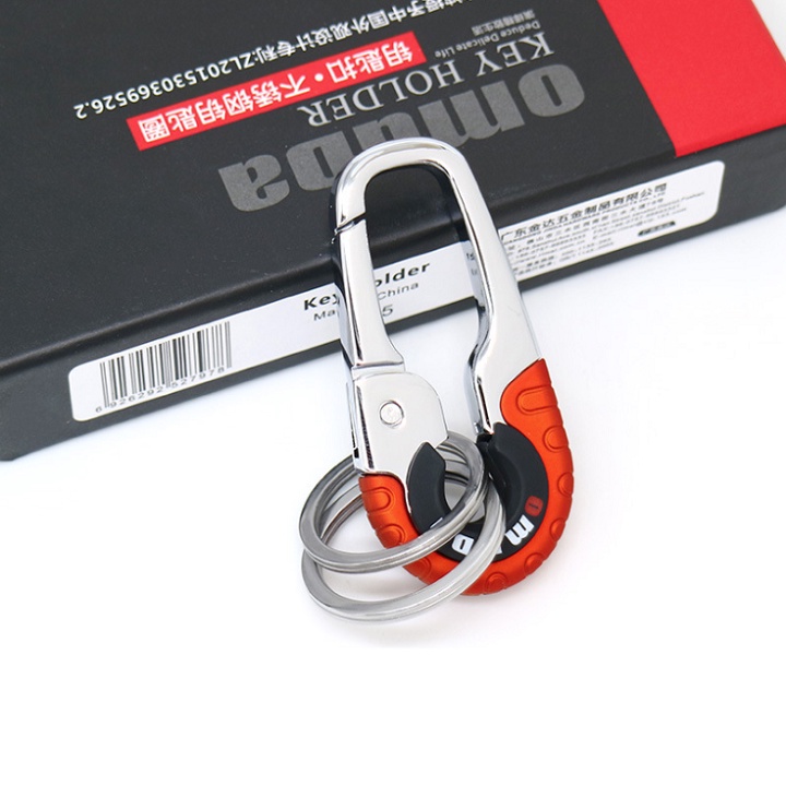 Móc khóa Cao cấp OMUDA - Chất liệu Inox cao cấp Hàng đẹp chống gỉ xước