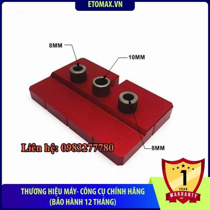 Bộ cữ khoan ốc cam chốt gỗ full