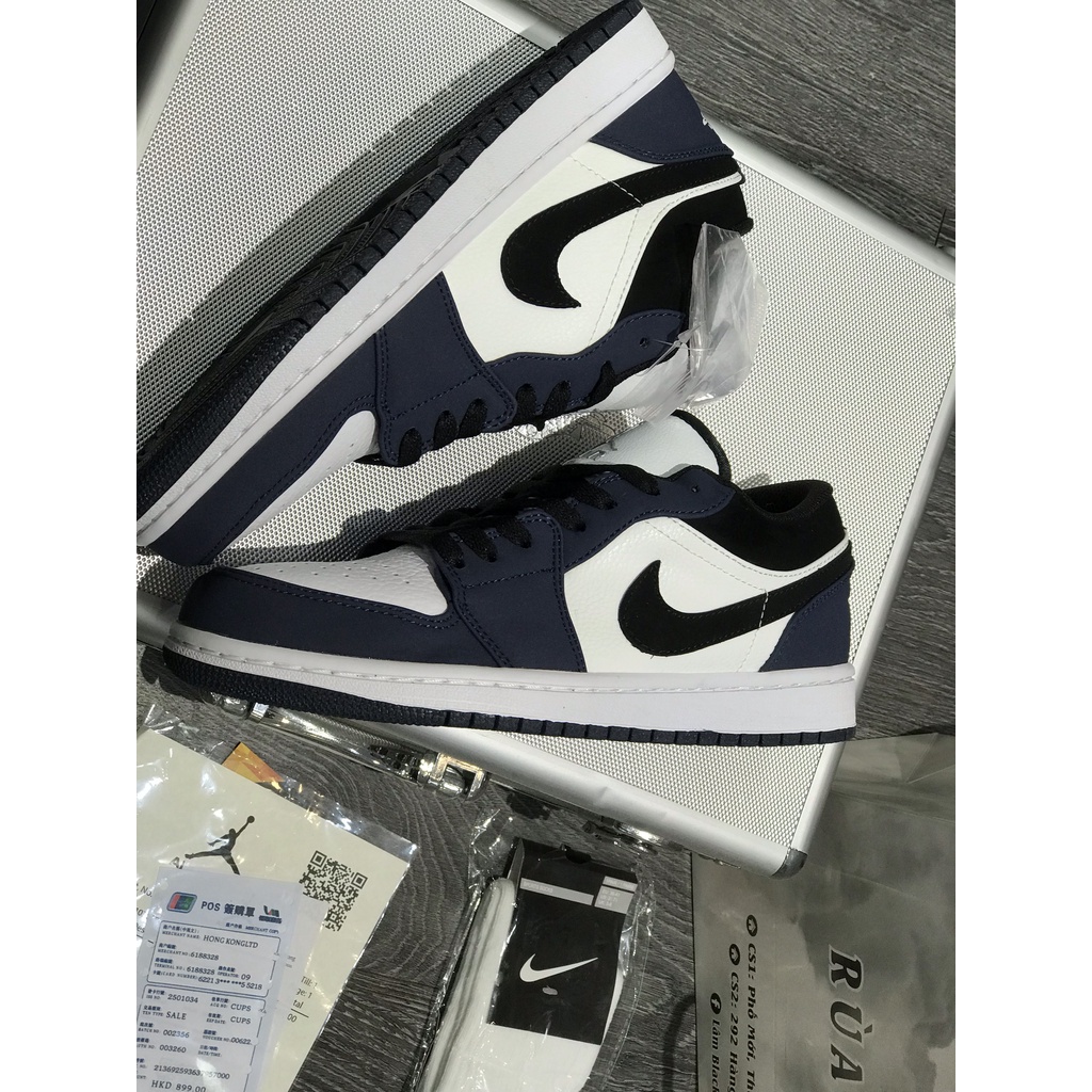 Siêu Phẩm Giày Thể Thao Sneaker JD Xanh Than Navy Thấp Cổ Siêu Hot Cao Cấp Ảnh Thật + freeship + Tặng Tất