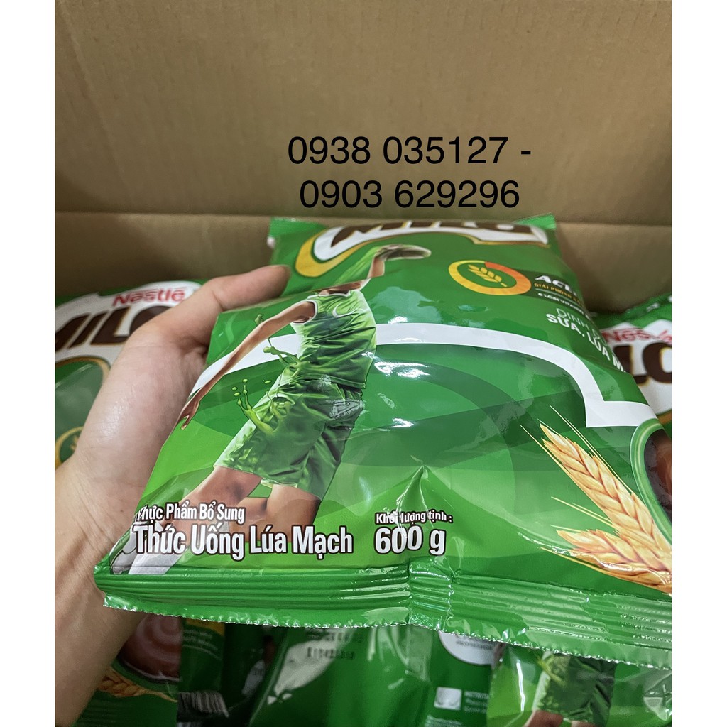 Bột Milo Nestle nguyên chất dòng Reg NPro Cao Cấp dạng bịch 600g (600gr) - date 12/2022 - bột cacao, milo, milo dầm