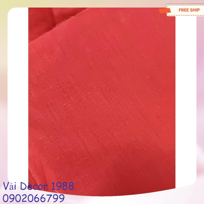 Vải điều đỏ ,phin đỏ , băng rôn khẩu hiệu, làm lễ ( cuộn 50m)