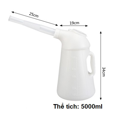 Bình rót dầu 2 lít - 3 lít - 5 lít - Can rót dầu 2000ml - 3000ml - 5000ml